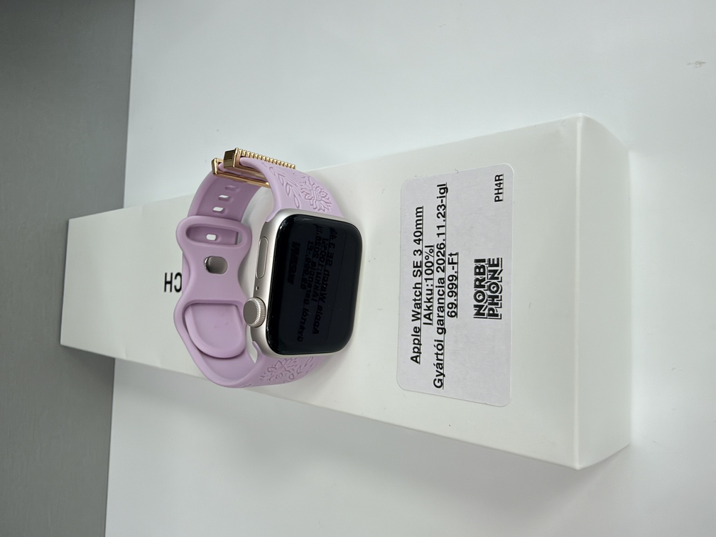 Apple Watch SE 3 40mm, Újszerű állapot – a konkrét eladó készülék fotója